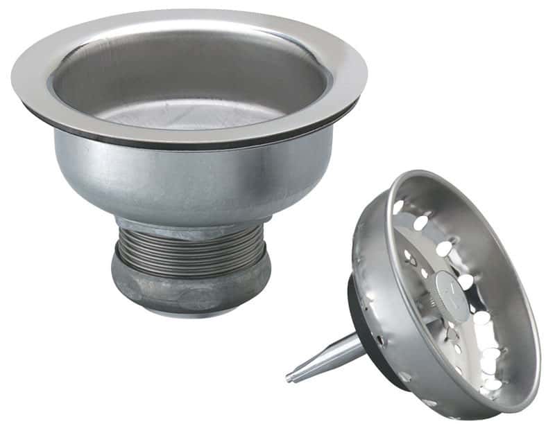  Ace  3 1 2 in Dia Stainless Steel Sink  Strainer Ace  