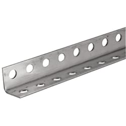 SteelWorks 0.106 in. X 1-1/4 in. W X 36 in. L Zinc Plated Steel Perforated Angle