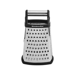 KitchenAid Black/Silver Stainless Steel Box Grater