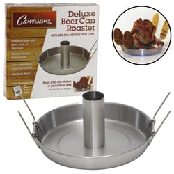 Camerons Stainless Steel Beer Can Poultry Roaster 10 in. L X 10 in. W 1 pk
