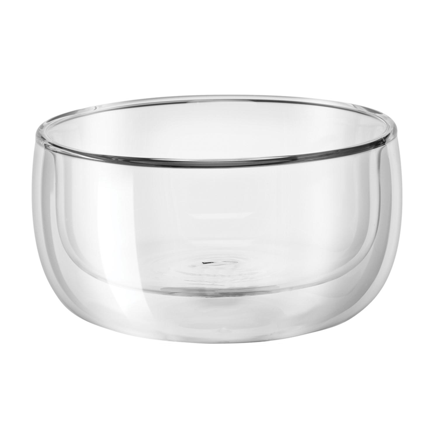 Zwilling J.A Henckels Sorrento 9.4 oz Clear Glass Double Wall Bowl 4.7 in. D 2 pk Sansujyuku sansujyuku.com