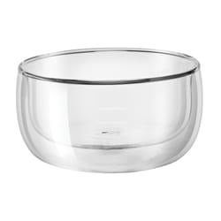 Zwilling J.A Henckels Sorrento 9.4 oz Clear Glass Double Wall Bowl 4.7 in. D 2 pk