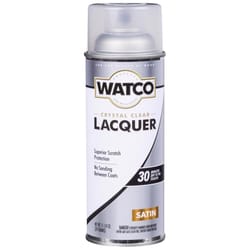 WATCO Satin Clear Oil-Based Alkyd Wood Finish Lacquer Spray 11.25 oz