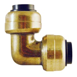 Apollo Tectite Push to Connect 3/8 in. PTC in to X 3/8 in. D PTC Brass 90 Degree Elbow