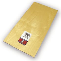 Midwest Products 3/32 in. X 6 in. W X 1 ft. L Plywood Sheet #2/BTR Premium Grade