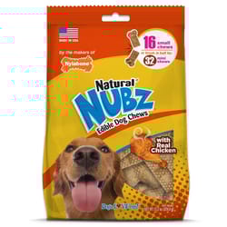 Nylabone NUBZ Chicken Chews For Dogs 13.2 oz 16 pk