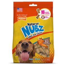 Nylabone NUBZ Chicken Chews For Dogs 13.2 oz 16 pk