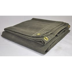 Foremost Dry Top 7 ft. W X 9 ft. L Heavy Duty Canvas Tarp Olive
