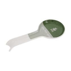 Pavilion We People Green Ceramic Spoon Rest