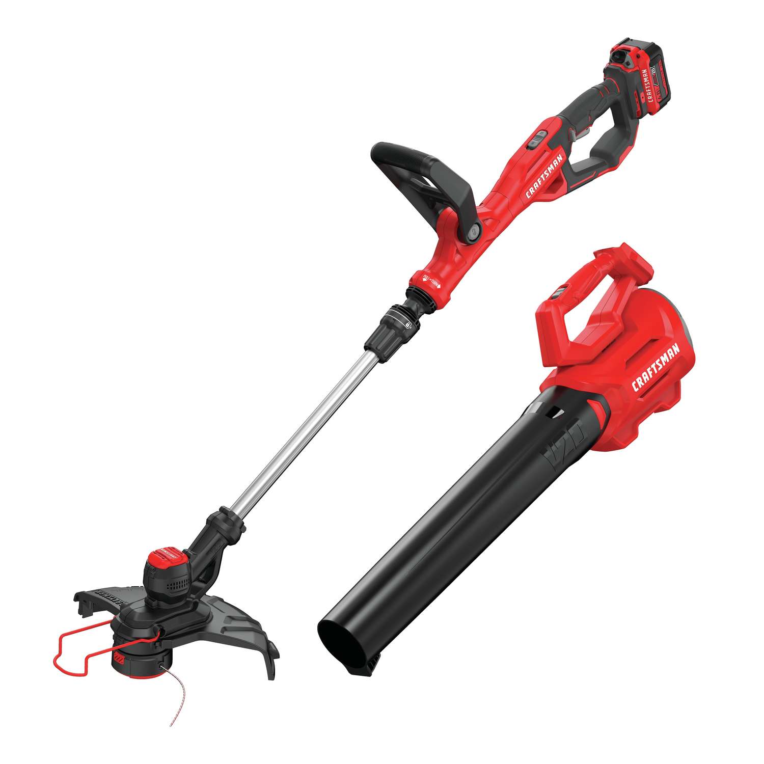 Craftsman 90 mph 340 CFM 20 volt Battery Handheld Leaf Blower/String
