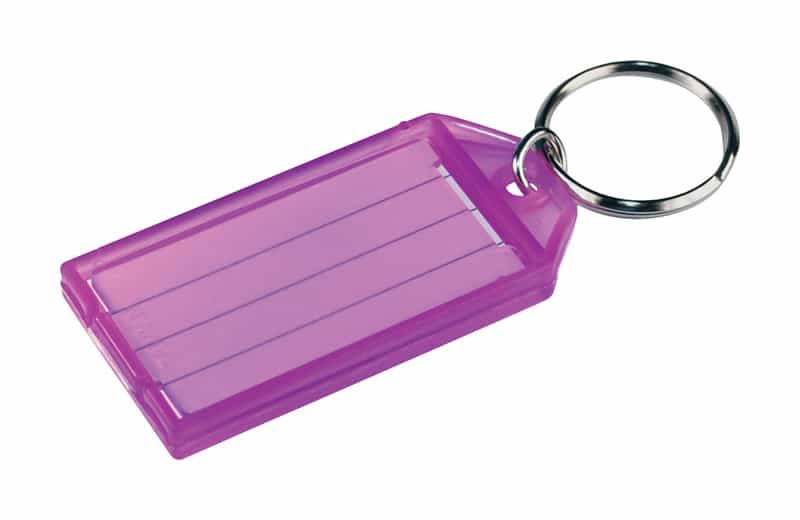 Hillman Metal/Plastic Assorted Labeling/ID Key Ring Ace Hardware