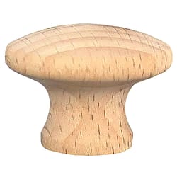 Laurey Round Cabinet Knob 1 in. D Natural 1 pk