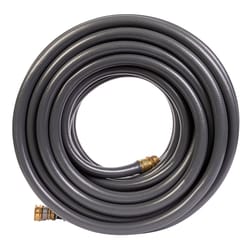 Gilmour Flexogen 5/8 in. D X 75 ft. L Heavy Duty Premium Grade Garden Hose Black