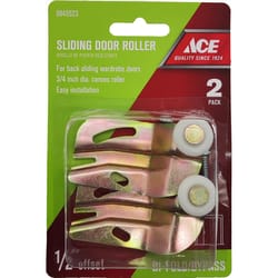 Ace 3/4 in. D X 1/4 in. L Nylon/Steel Roller Assembly 2 pk