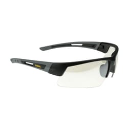 DeWalt Crosscut Safety Glasses Clear Lens Black Frame 1 pc