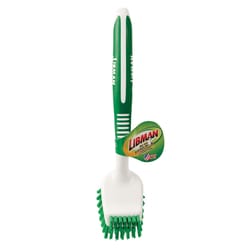 3 Libman 1.75 in. W Hard Bristle 4.5 in. Plastic/Rubber Handle Small Scrub  Brush