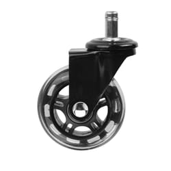 Slipstick 3 in. D Swivel Rubber Caster 500 lb 5 pk