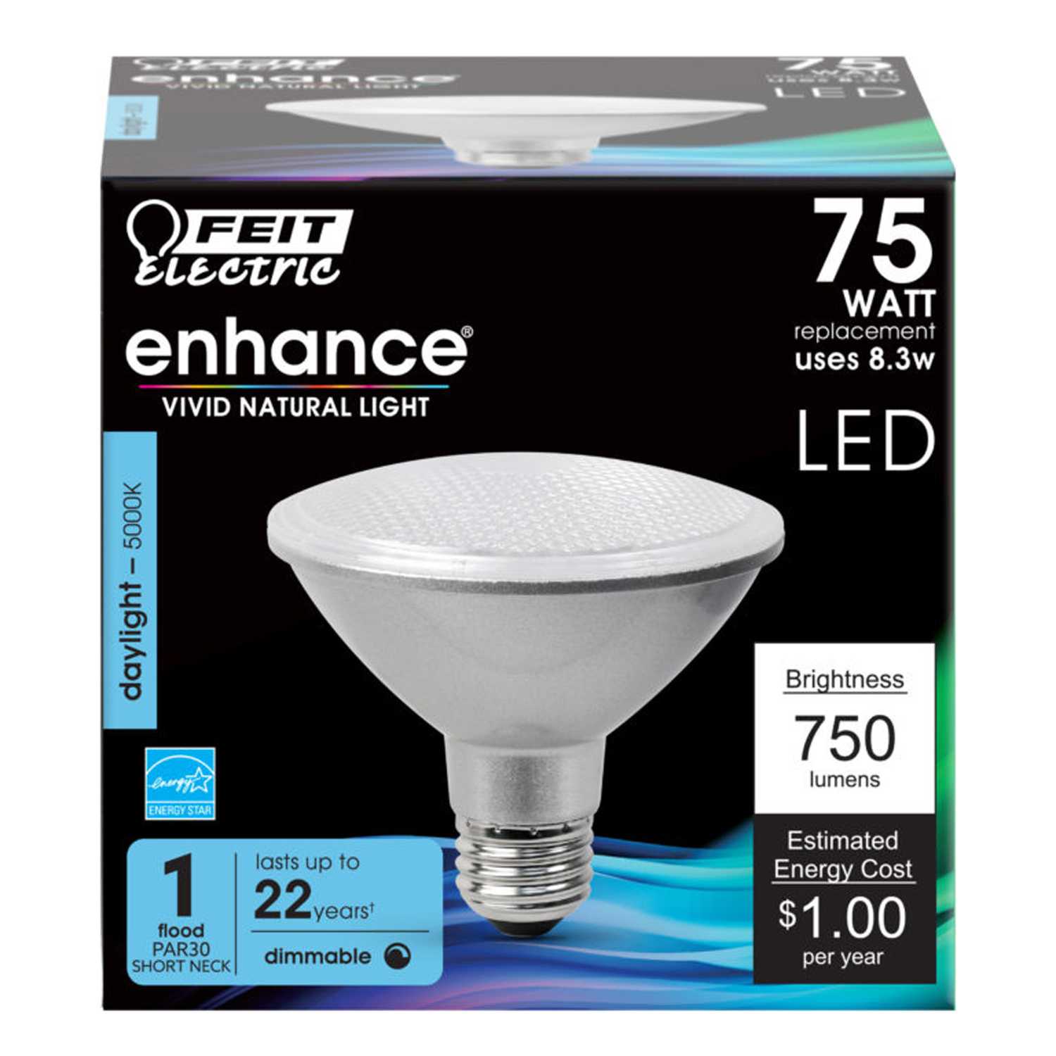 FEIT Electric Enhance PAR30 E26 (Medium) LED Bulb Daylight 75 Watt