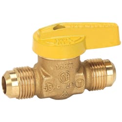 Homewerks 1/2 in. Brass Flare Gas Ball Valve