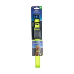 Nite Ize Lime/Green LED Nylon Dog Collar Light Medium