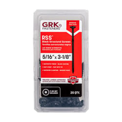 GRK RSS 5/16 or No. 15 in. X 3-1/8 in. L Star W-Cut Structural Wood Screws 1 pk