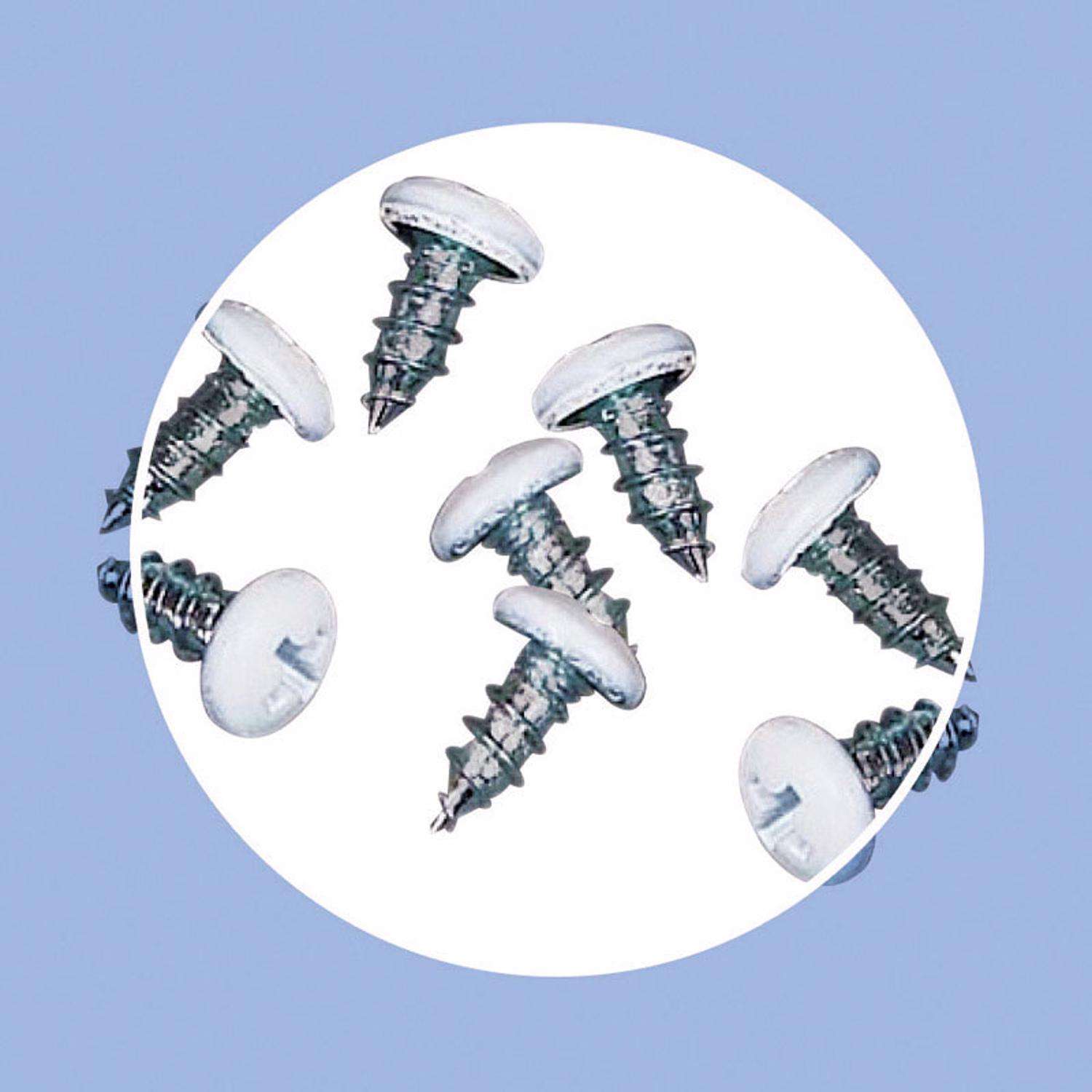 Amerimax No. 8 X 3/8 in. L Phillips/Slotted Round Head Sheet Metal