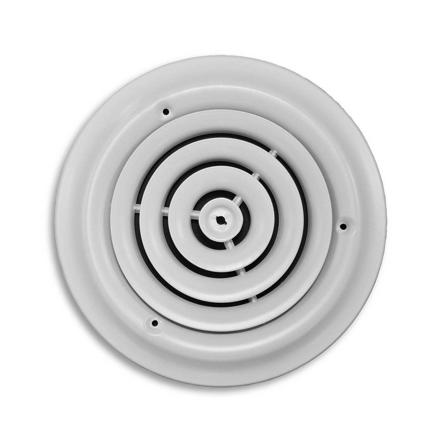 Tru Aire 8 in. H X 8 in. W Powder Coat White Steel Ceiling Diffuser ...