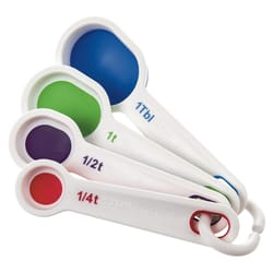 Progressive Prepworks Multisize Plastic Multicolored Measuring Spoon