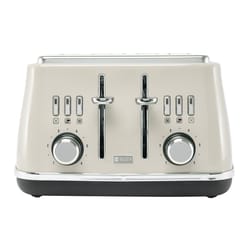 Haden Cotswold Stainless Steel Cream 4 slot Toaster 8 in. H X 13 in. W X 13 in. D