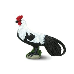 Safari Ltd. Safari Farm Phoenix Rooster Toy Black/White