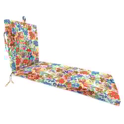 Jordan Manufacturing Multicolored Floral Polyester Chaise Cushion