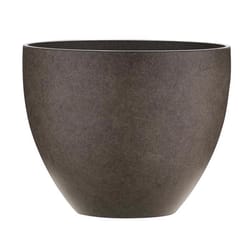 Egg Planter 7.5 in. H X 9 in. D Resin Egg Planter Gray