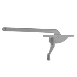 Ace Gray Aluminum Right Single-Arm Casement Operator w/Crank For Jalousie