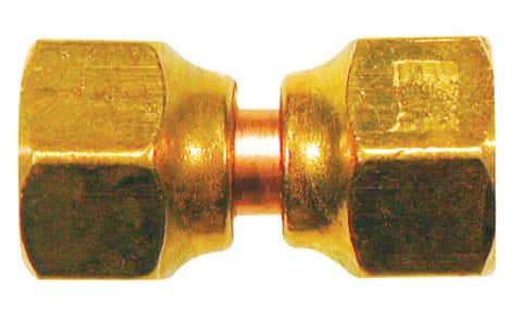 JMF Company 5/8 in. Flare X 1/2 in. D Brass Swivel Flare Connector