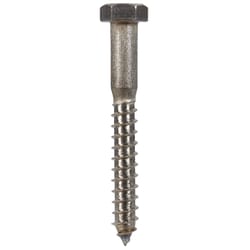 Hillman 3/8 in. X 3 in. L Hex Stainless Steel Lag Screw 25 pk
