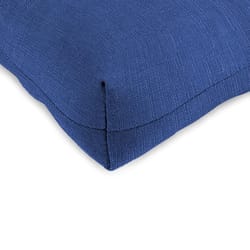 Jordan Manufacturing Blue Polyester Wicker Seat Cushion 4 in. H X 19 in. W X 19 in. L