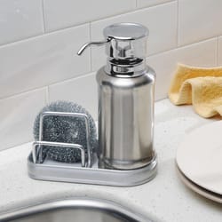 InterDesign York Ergo 10 oz Counter Top Liquid Soap Dispenser Kit