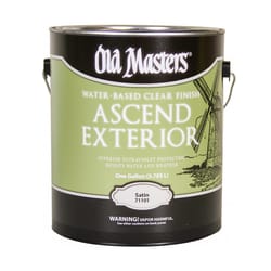 Old Masters Ascend Exterior Satin Clear Water-Based Finish 1 gal