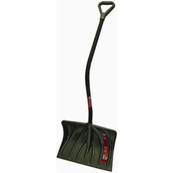 Suncast 20 in. W X 51 in. L Graphite Ergonomic Snow Shovel