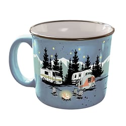 Camp Casual The Mug 15 oz Multicolored Ceramic Vintage RV Starry Night Mug 1 pc