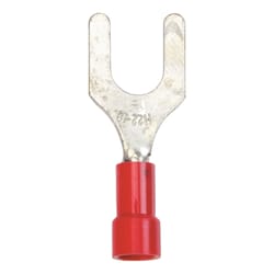 Jandorf 22-18 Ga. Insulated Wire Terminal Spade Red 5 pk