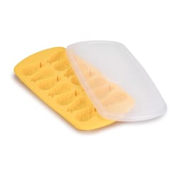 Joie Yellow Silicone/Plastic Ice Cube Tray with Lid