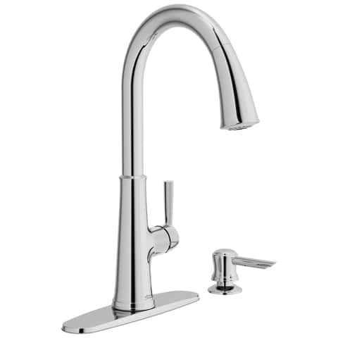 American Standard Maven One Handle Chrome Pull-Down Kitchen Faucet ...