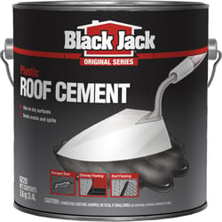 Black Jack Low Luster Black Fibered Plastic Roof Cement 1 gal