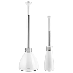 Simplehuman Toilet Plunger and Toilet Brush 5 in. L X 4 in. D