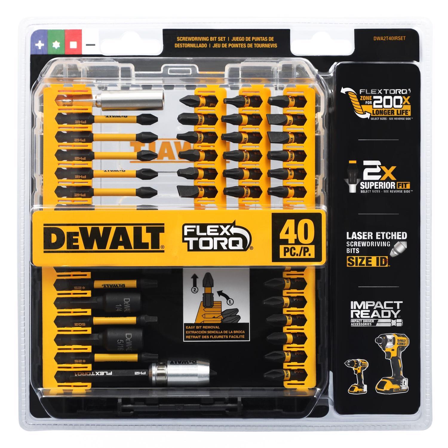 DeWalt MAXFIT Clutch 2 acres X 1 in. 31 L Insert Bit S2 Tool Steel