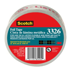 Scotch 2.5 in. W X 60 yd L Silver Foil Tape