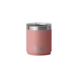 YETI Rambler 10 oz Sandstone Pink BPA Free Lowball 2.0 Tumbler with MagSlider Lid