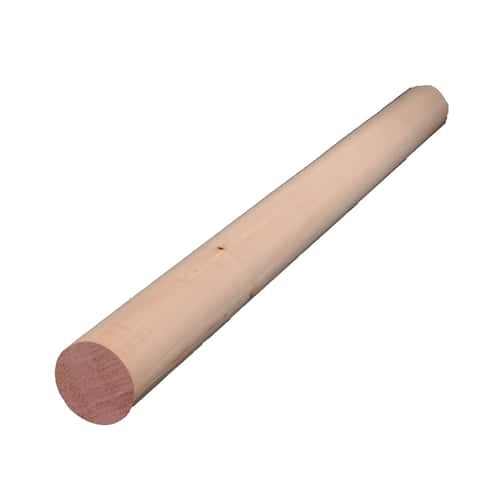 Alexandria Moulding Round Ramin Hardwood Dowel 1-1/2 in. D X 48 in. L 1 pk  Pink