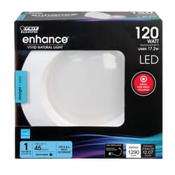 Feit Enhance White 5-6 in. W LED Dimmable Recessed Downlight 17.2 W